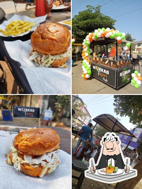 Pulled pork sandwich at Nukkad Tapri Cafe