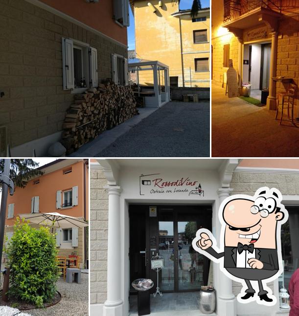 Guarda gli esterni di Osteria Locanda Rossodivino