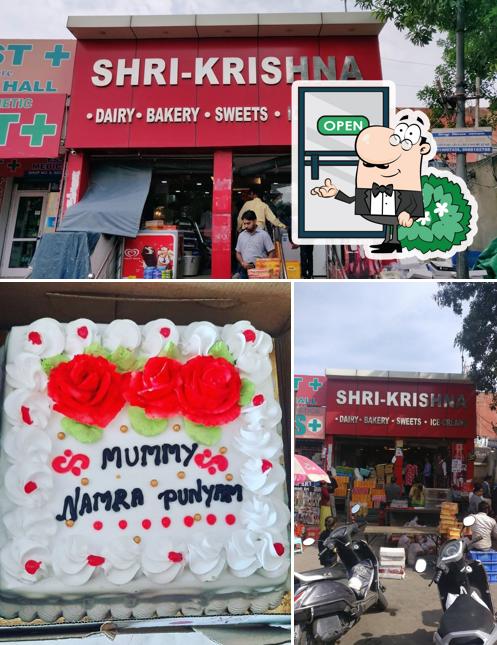 The photo of exterior and food at Shri Krishna - Bakery & Dairy