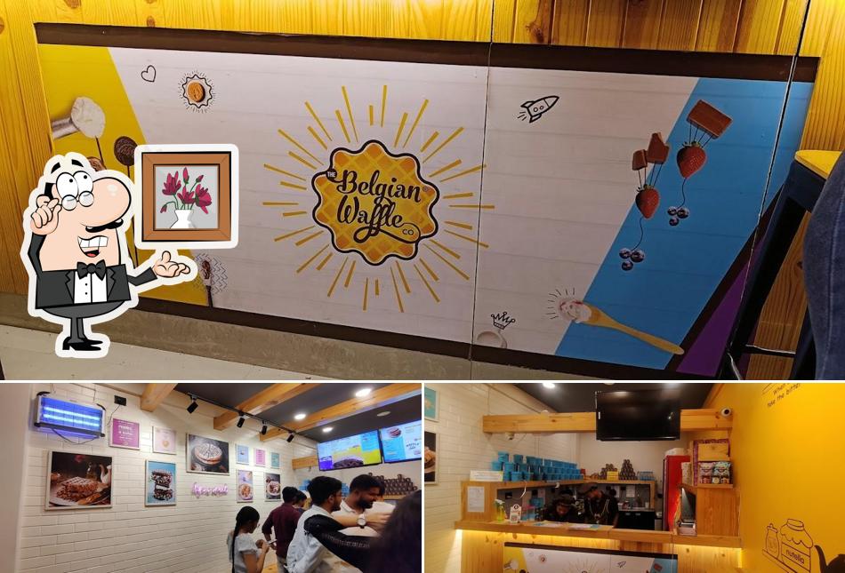 The interior of The Belgian Waffle Co