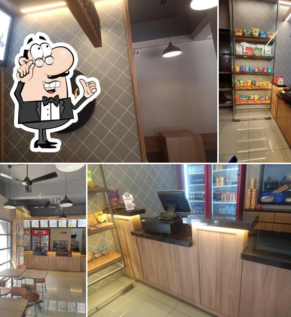 The interior of Two Slices