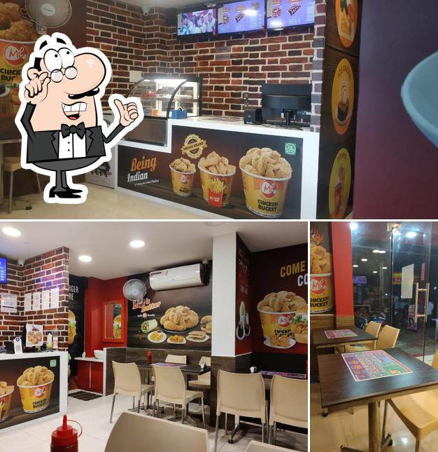 The interior of Meat and Eat - Dindigul