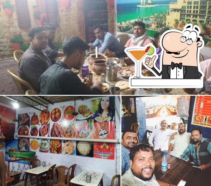 The picture of तरंग लाईन होटल’s drink and interior