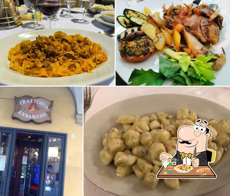 Cibo al Trattoria Anna Maria