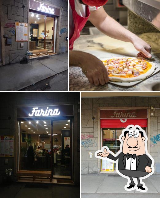Gli interni di Farina Pizzeria
