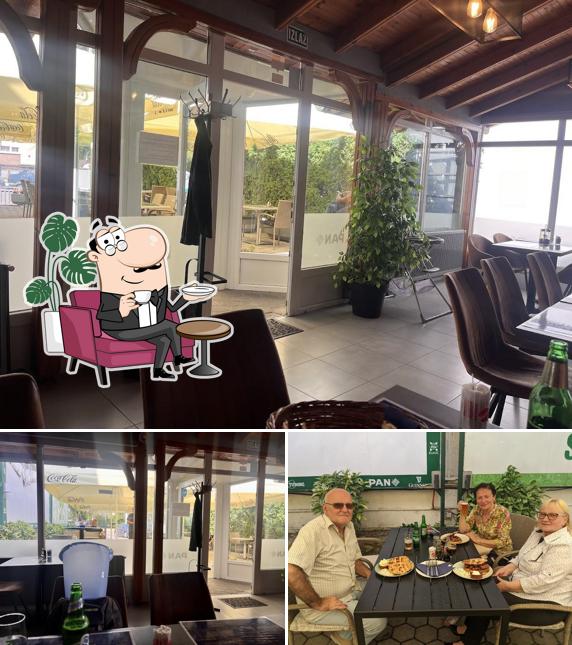 Gli interni di Bistro Euforija
