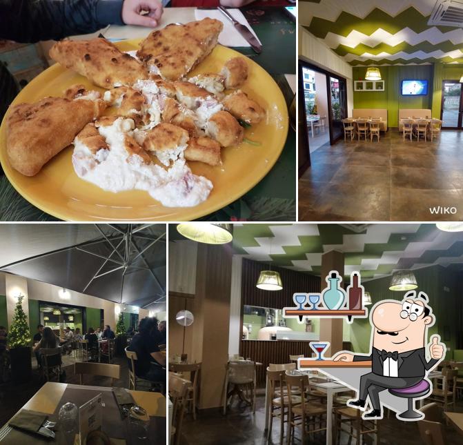 Gli interni di Duecento Grammi Pizzeria Gourmet