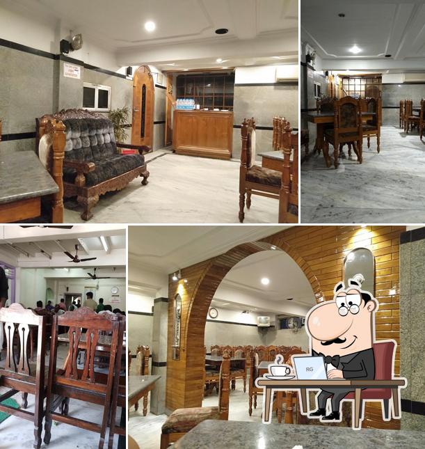 The interior of Kalpaka Hotel