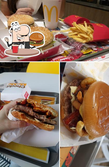 Consiga um hambúrguer no McDonald's