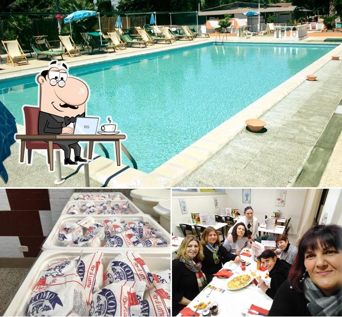 La interni e esterno del ristorante