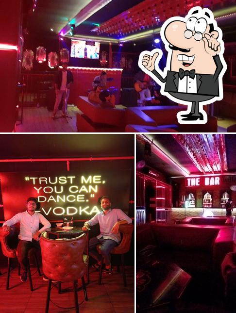 Take a seat at one of the tables at Tiger NightClub