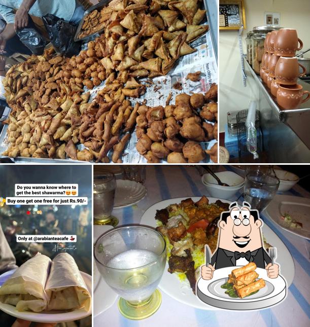 Spring rolls at Arabian Tea Cafe