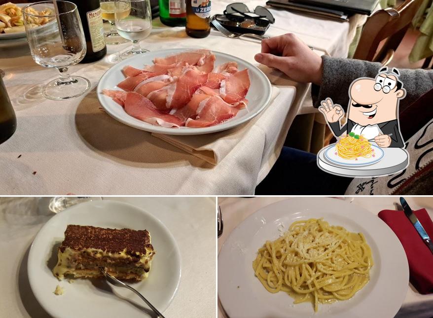 Spaghetti alla carbonara al Capo de Fero Roma