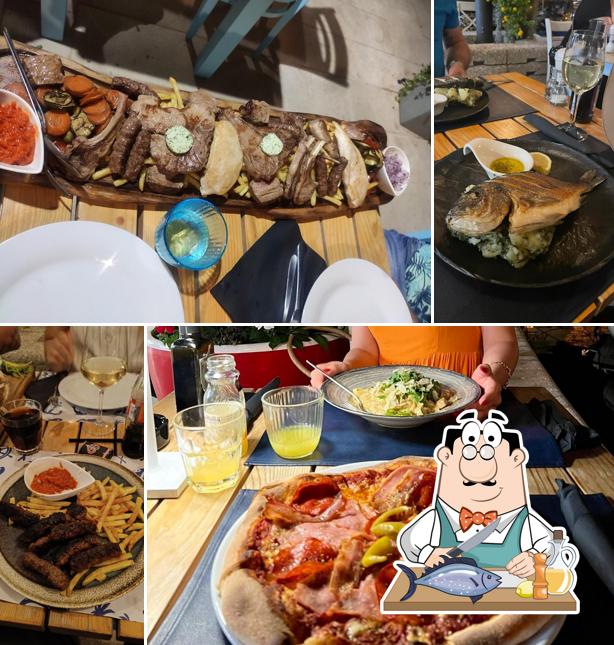 Salmone grigliato al Loggia 1884