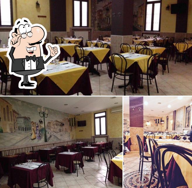 Gli interni di Pizzeria King