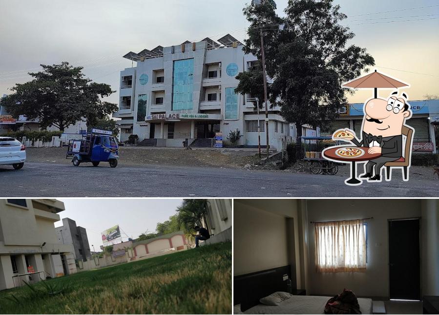 The picture of Hotel Sai Palace- Hotel In Beed’s exterior and interior