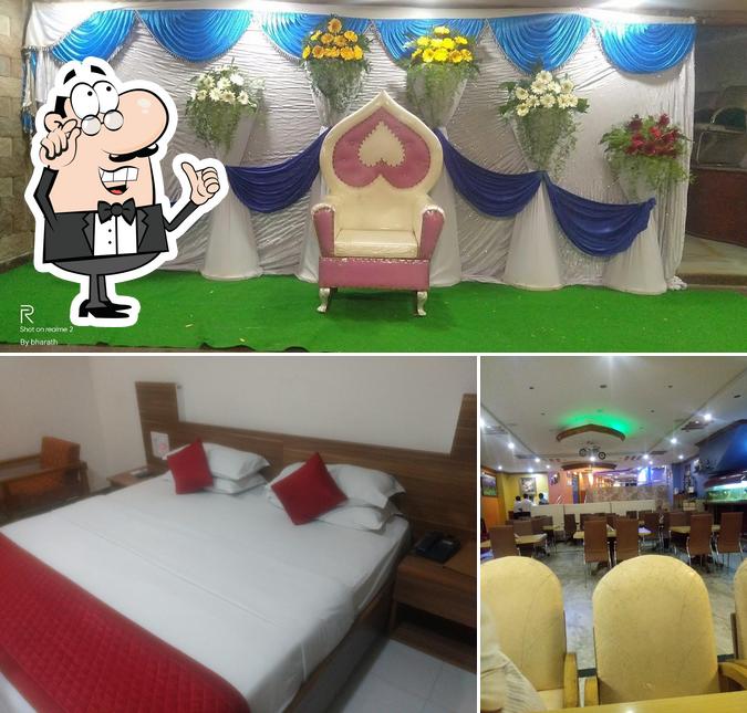 The interior of Hotel Sapthagiri Balla