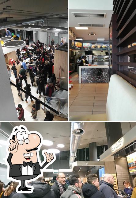 Gli interni di McDonald’s - piazza Bilotti