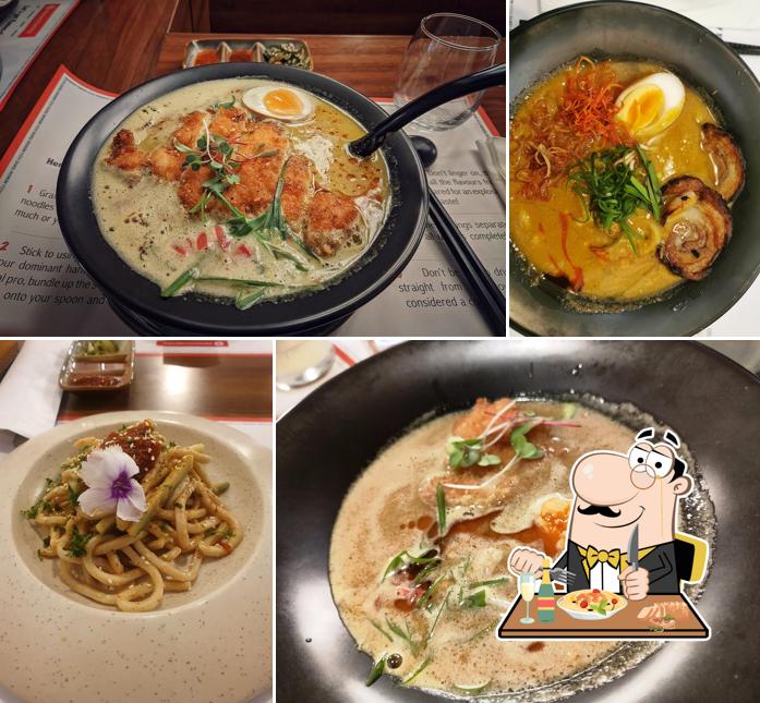 Meals at Mensho Tokyo