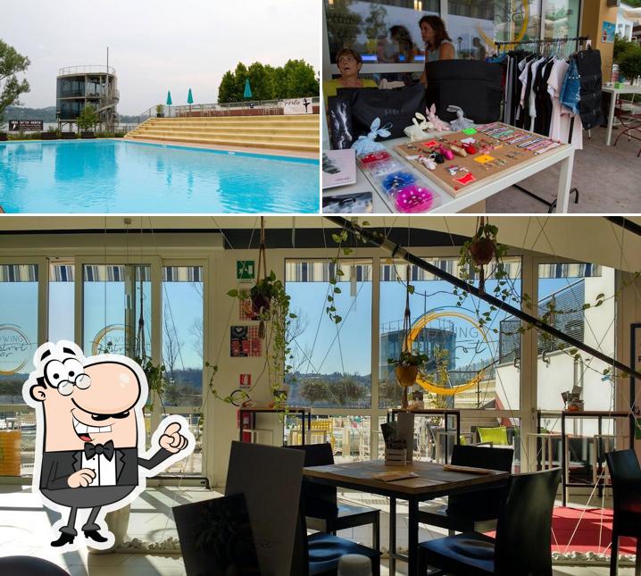 La interni e esterno del ristorante