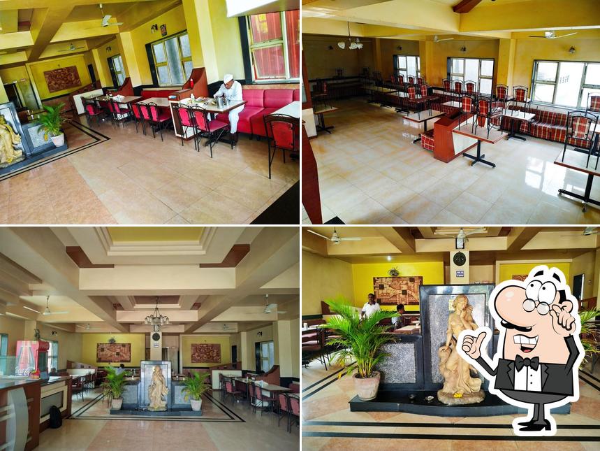 The interior of Swadesh Restaurant