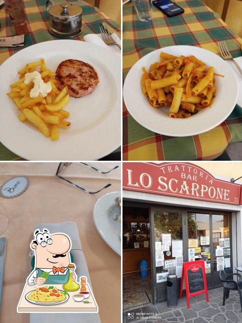 Questa è la foto che raffigura la cibo e interni di Trattoria Lo Scarpone