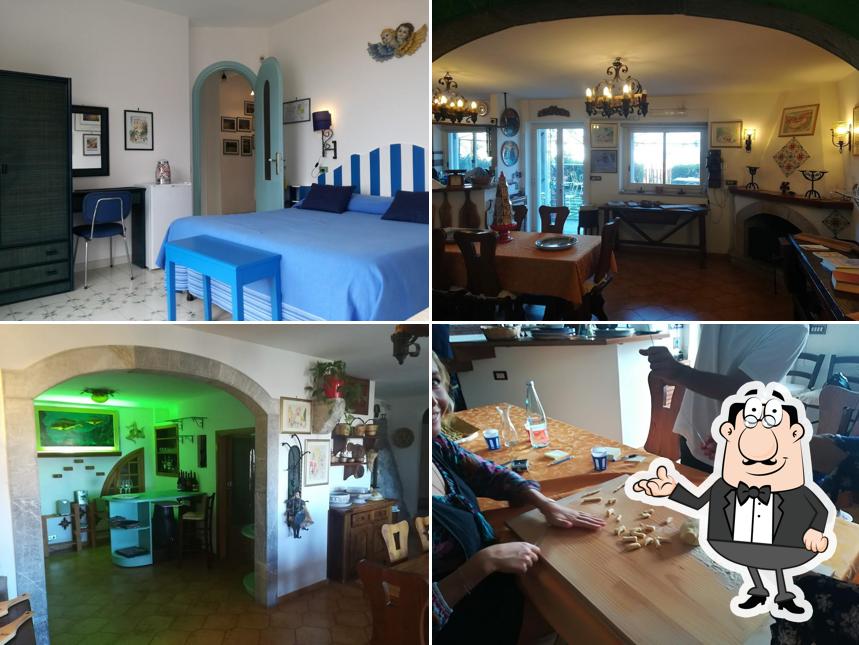 Gli interni di Villa Schiticchiu - Co-living & Home Restaurant