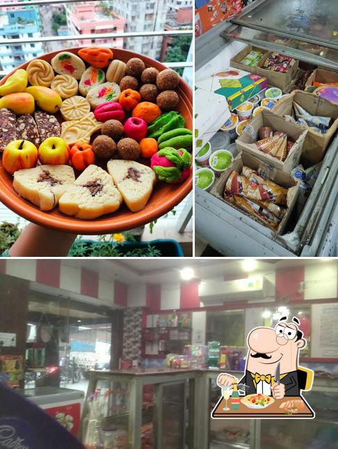 Check out the image showing food and interior at MAA TARA SNACKS AND SWEETS