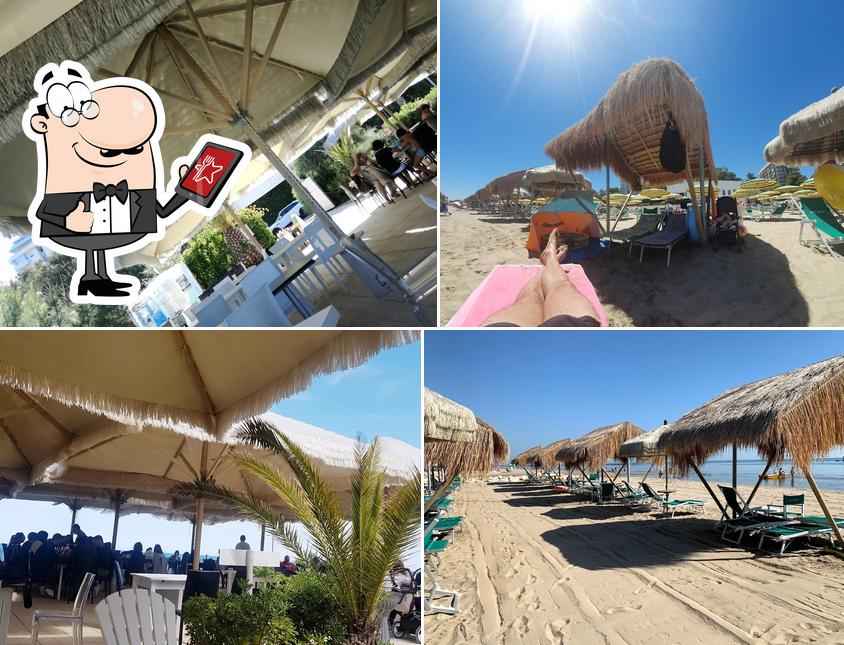 Goditi la vista dall'area esterna di New Sund Beach