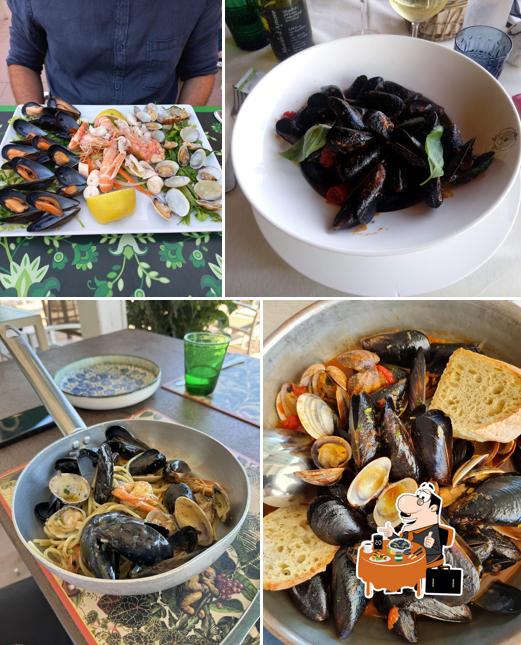 Cozze al Basilico fresco ristorante