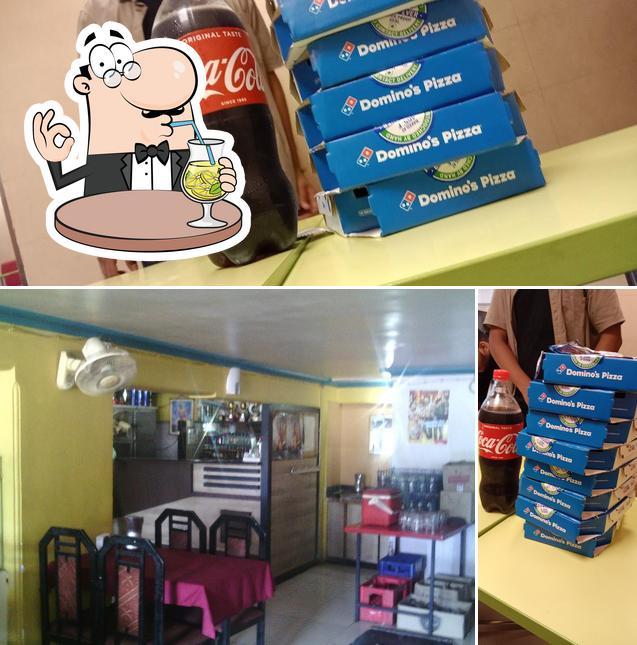 The picture of drink and food at Snehit Bar & Restaurant