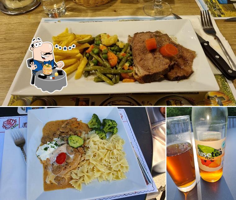 La cibo e bevanda del ristorante