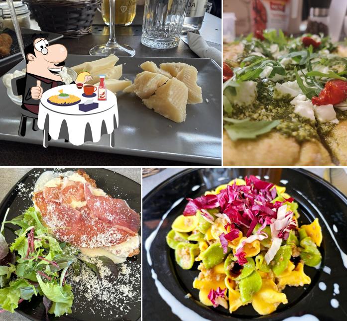 Piatto di formaggi al Osteria del Passero