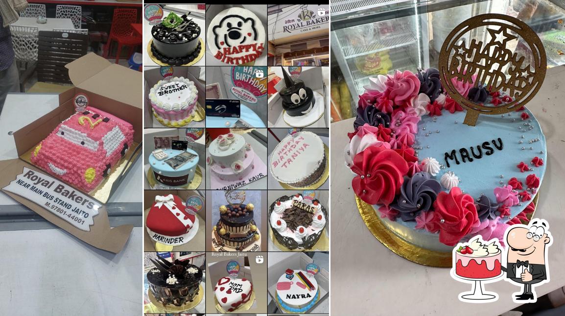 Red velvet cake at Royal bakers