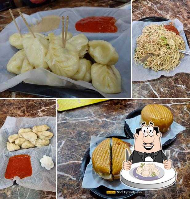 Dumplings at Utsav chowk fast food corner