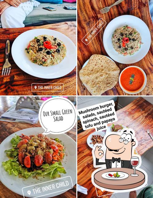 Food at The Inner Child Restaurant
