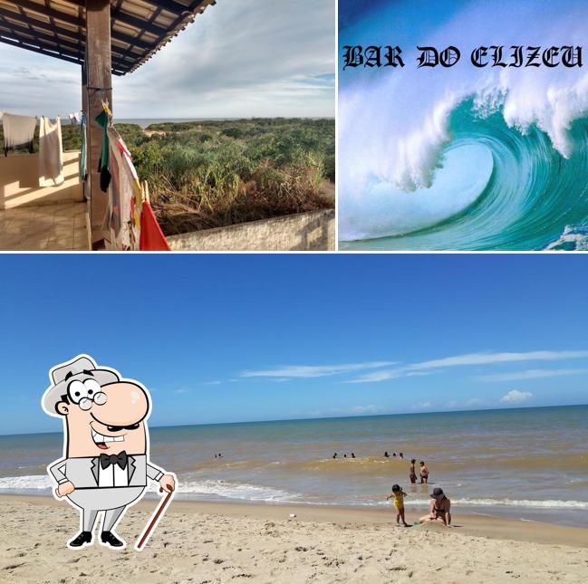 a área exterior é uma característica importante do BAR DO ELIZEU( comando de KELLY) sempre com atendimento vip ate o ultimo cliente ir embora)