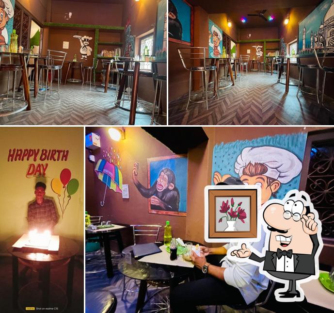 The interior of Burger House