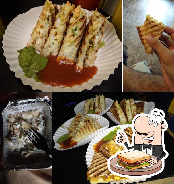 Grilled cheese sandwich at Sandwich Jn