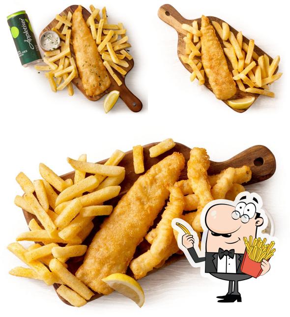 A Fishaways vous pouvez prendre des frites, des pommes frites