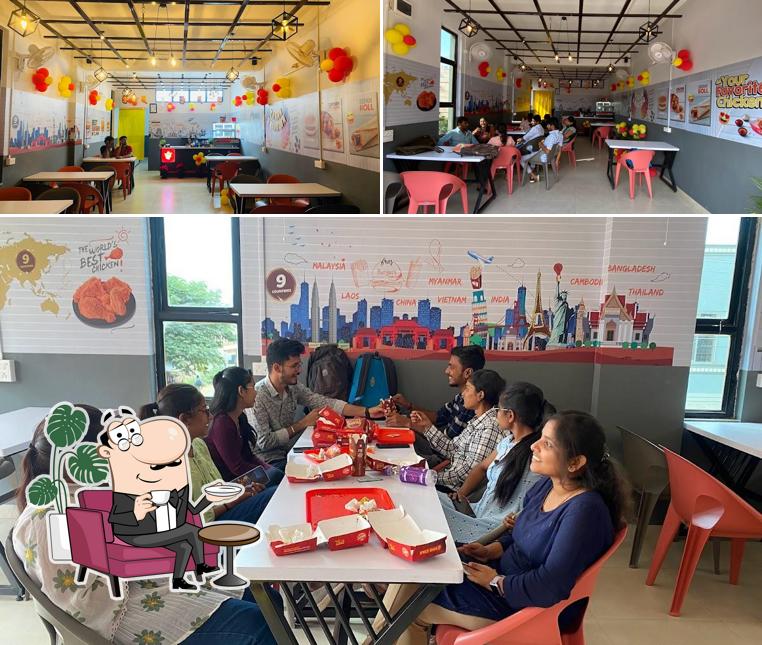 Check out how Five Star Chicken looks inside
