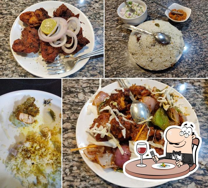 Food at Mars Restaurant