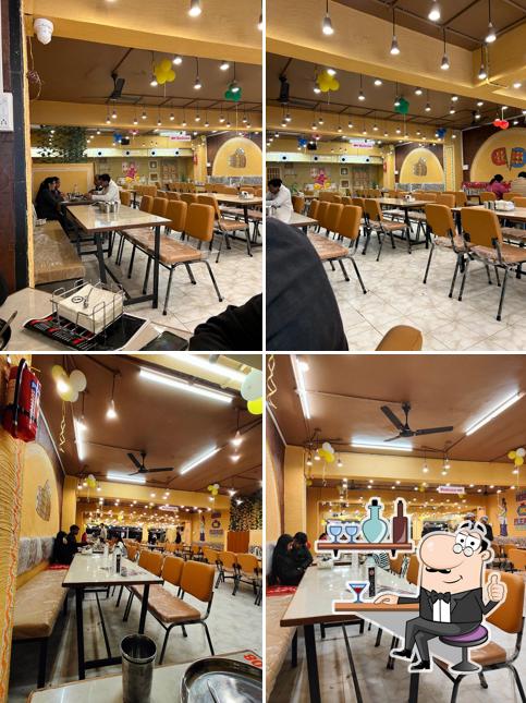 The interior of Nanaksar Dhaba