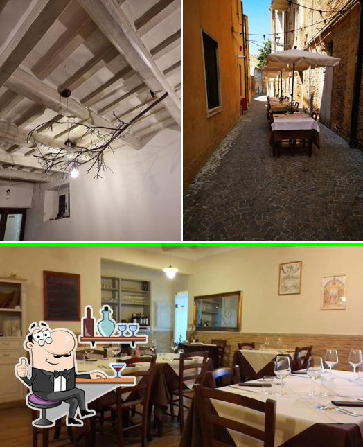 Dai un'occhiata agli interni di Ponti Oscuri la Hostaria