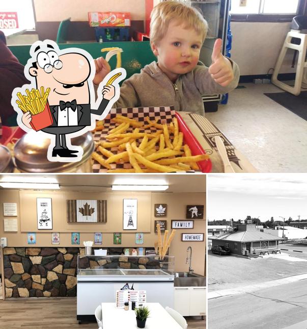 Dégustez des pommes frites à Burger Baron