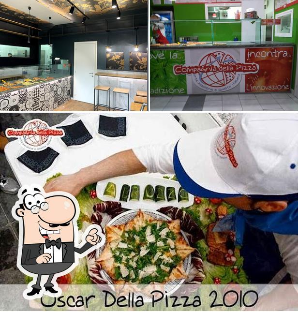 La interni e cibo del ristorante