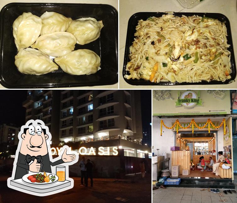 The photo of food and exterior at Franky King and More