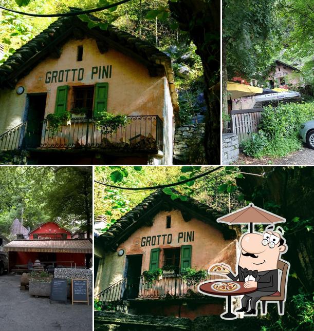 Gli esterni di Grotto Pini