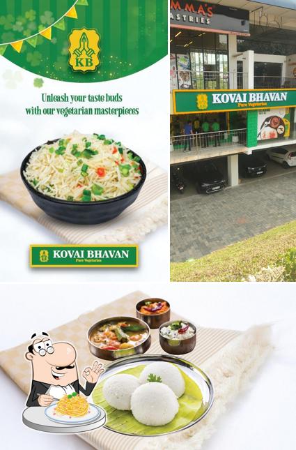 Spaghetti carbonara at Kovai Bhavan