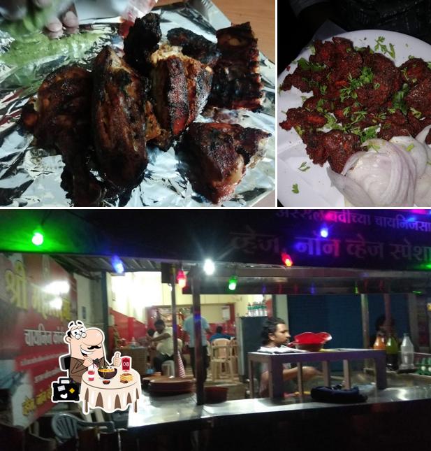 Among different things one can find food and interior at Mahalaxmi Chinese Corner